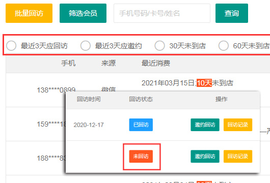 美容院會員管理系統(tǒng)