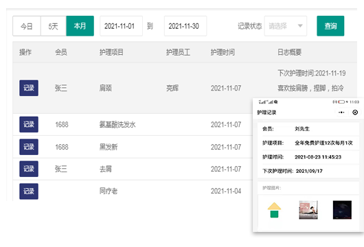 美容院會員管理系統(tǒng)